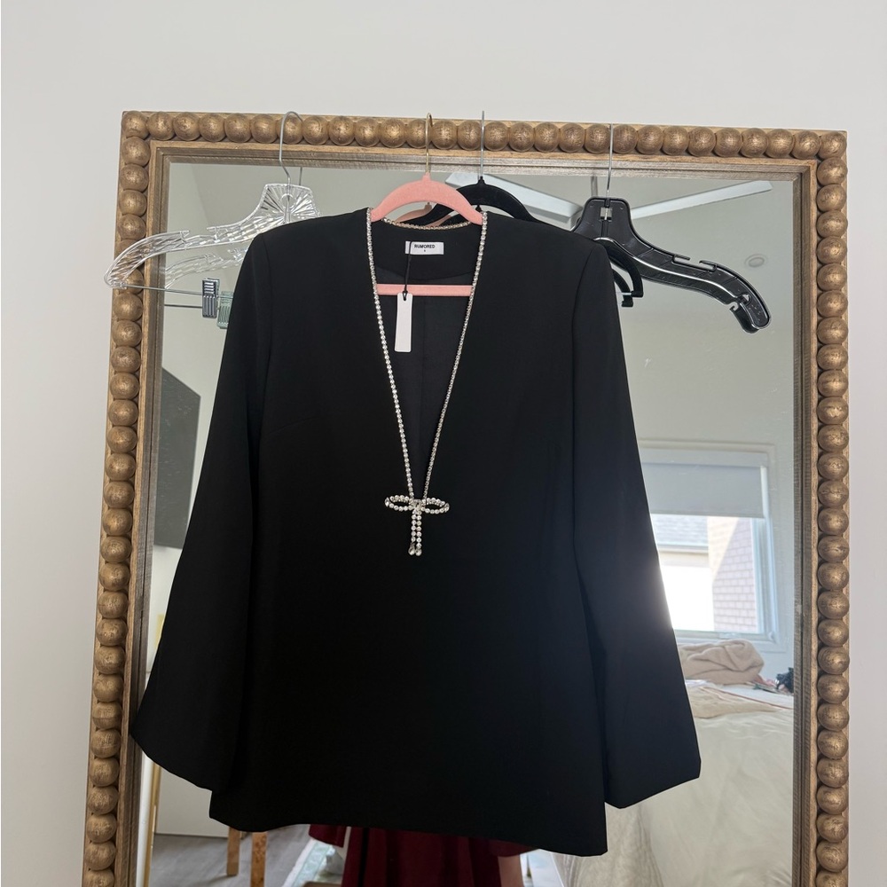 Black mini dress